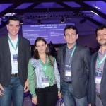 Giorgio Souza, da Unidestino, Ana Carla Ventura Leal, da Premier Turismo, Jalmei Duarte, e Abel Rocha, da Premier Turismo