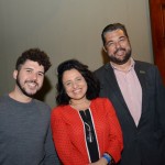 Gustavo Nogueira, da Torus, Monica Samia e Roberto Nedelciu, da Braztoa