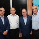 Hugo Picchioni, da PVT, Antonio Americo, da Azul, Dilson Verçosa Jr, da AA, e Luiz Âmbar, da Ancoradouro