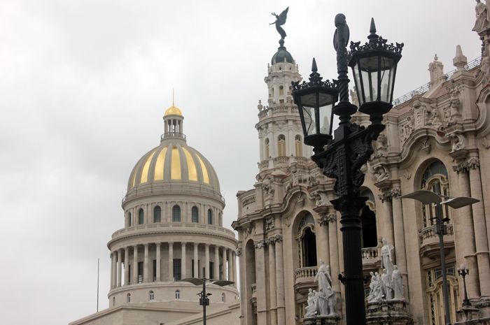 O capitólio de Cuba, recentemente restaurado