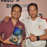 Irmãos Rodrigo e Heriko Hata, do Bar Velfarre, vencedores na categoria Bares, Restaurantes e Similares