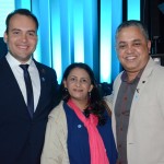 Jair Galvão, secretário de Turismo de Maceió, Maria Antônia, superintendente de Turismo do Tocantins, e Euzimar Pereira, da Prefeitura de Palmas