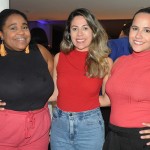 Lorraine Couto, Amanda Moreira e Carolina Henriques, da Infinitas Travel