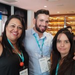 Luciene Batista, da Ludam Viagens, Romulo Souza, da Machado Turismo, e Francine Teixeira, da Balihai Turismo Luciene Batista, da Ludam Viagens, Romulo Souza, da Machado Turismo, e Francine Teixeira, da Balihai Turismo