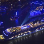 Em novembro aconteceu a inauguração do MSC Grandiosa, primeiro navio da classe Meraviglia Plus