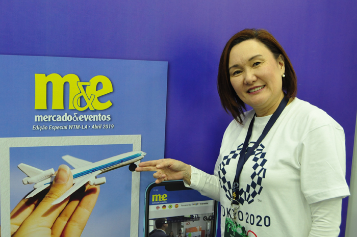 Quickly Travel promove Olimpíadas de Tóquio 2020 durante Festuris 2019 1 Mami Fumioka, VP da Quickly Travel