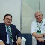 Manoel Linhares, da ABIH Nacional, e Roy Taylor, do M&E