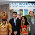 Marcelo Álvaro Antônio, ministro do Turismo , e Benedito Braga, subsecretário de Turismo da Bahia