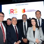 Marcos Lucas, da Aviesp, Carlos Prado, da Abracorp, Bob Santos, do MTur, Juliana Assumpção, da Aviesp, Jair Galvão, secretário Municipal de Maceió, e Marcos Ferraz, da Clia Brasil