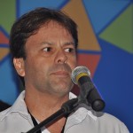 Mario Pilar, secrtário de Turismo de Porto de Galinhas, durante a abertura do Visit Pernambuco