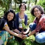 Monica Samia, Ivani Rossi e Fernanda Alves, da Braztoa