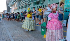 Salvador recebe três navios de cruzeiro e até 10 mil turistas