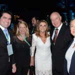 Newton Cardoso Jr, presidente da Comissão de Turismo, Adriana Homem, da Setur-RJ, Marta Rossi, do Festuris, Herculano Passos, deputado, e Magda Mofatto, deputada Federal