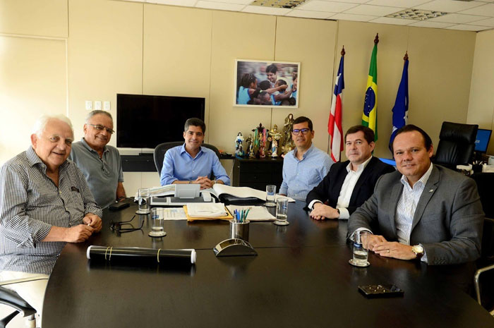 Os representantes do Pestana Hotel Group se reuniram com a Prefeitura de Salvador nesta segunda feira (18/11)