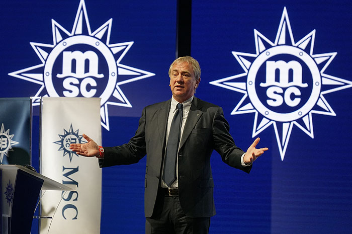 Pierfrancesco Vago, Presidente Executivo da MSC - Foto: reprodução