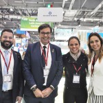 Rafael Luisi, Gilson Machado Neto e Katja Becker, da Embratur, com Caissa Moura, da Secretaria de Turismo de Salvador