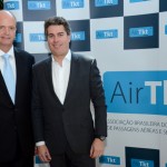 Ralf Aasmann, diretor executivo da Air Tkt, e Juarez Cintra Neto, presidente da Air Tkt