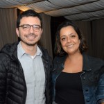 Raoni Biasucci, da Braztoa, e Gabrielle Nunes, coordenadora geral de Sustentabilidade e Turismo do MTur