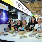 Renata Toffoli, da Secult MG, Márcia Rezende e Rosy, da Belotur, Michele Andrade, da Secult MG, e Lucio, da Trilhas de Minas Operador