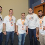Ricardo Melo, Ricardo Astorino, Alexandre Lança, Maykon Lira e Gustavo Flachetto