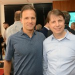 Roberto Oliveira, da Travel Ace, e Klaus Kühnast, da BekUp Soluções