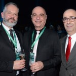 Roque Della e Marcelo Zingalli, da Rossi&Zorzanello, e Rodrigo Canielas, da CVC