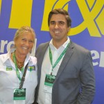 Rosa Masgrau, do M&E, com Antonio Baptista, da Setur-PE