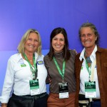 Rosa e Mari Masgrau, do M&E, com Andrea Gabel, do Visit St Pete Clearwater