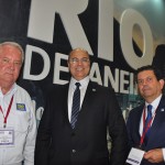 Roy Taylor, do M&E, com gobernador Wilson Witzel e secretário de Turismo, Otavio Leite