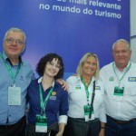 Rubens Régis e Raquel Conti, do Costão do Santinho Resort; Rosa Masgrau e Roy Taylor, do M&E