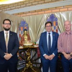 Ruy Irigaray, Secretário de Turismo do Rio Grande do Sul, Gilson Machado Neto, presidente da Embratur, e Herculano Passos, deputado Federal