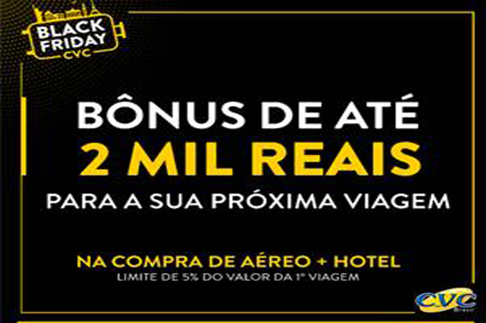 No esquenta para a Black Friday, a operadora lançou campanha que concede desconto de R$ 250 até R$ 2 mil reais na compra da segunda viagem