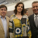 Sérgio Souza e Ana Biselli, da Resorts Brasil, e Alexandre Sampaio, da FBHA