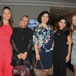 Thais Carvalho e Simone Simões, do Hotel Rio Lancaster, com Alice Dias, Cassiana Siqueira e Inés Lafosse, do Expedia
