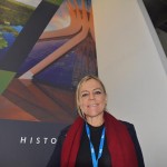 Vanessa Mendonça, secretário de Turismo do Distrito Federal, no estande o Consórcio Brasil Central
