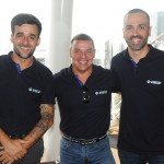 Vinicius Ribeiro, Cleiton Feijó e Raphael Magalhães, da Visual Turismo