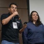 Woody Garcia, gerente de Produtos Nacionais da Schultz, e Jéssica Carvalho, do Maceió Mar Hotel