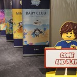 Área dedicada as crianças tem parceria com a LEGO e Chicco