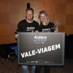 Samantha Ansel - Melhor Vendedora Regional RJ e ES, e Mauricio Favoretto