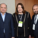 Antonio Americo, da Azul, Magda Nassar, da Abav Nacional, e Guilherme Paulus