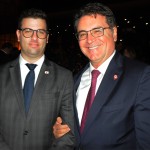 Bernardo Brandão, secretário adjunto de Turismo de MG, e Vinicius Lummertz, secretário de Turismo de SP