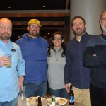 Bob Bayless, do Aspen Skiing Company, Chris Vaughan, do The Crestwood, Kristi Kavanaugh, de Aspen Snowmass, Shaun Cagley, do The Crestwood, e Marlos Benedini, da Bentour