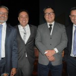 Bob Santos e Aluizer Malab, do MTur, Claudio Beato, secretário de Belo Horizonte, e Gilmar Piolla, secretário de Turismo de Foz