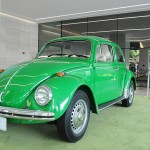 Carro está exposto na sede da empresa