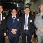 Claudio Tinoco, secretário de Turismo de Salvador, Manoel Linhares, da ABIH Nacional, Gilmar Piolla, secretário de Turismo de Foz, e Roy Taylor, do M&E