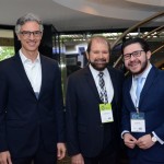 Marco Ferraz da Clia Brasil; Guilherme Paulus; Gilson Lira, secretário de Turismo da Paraíba