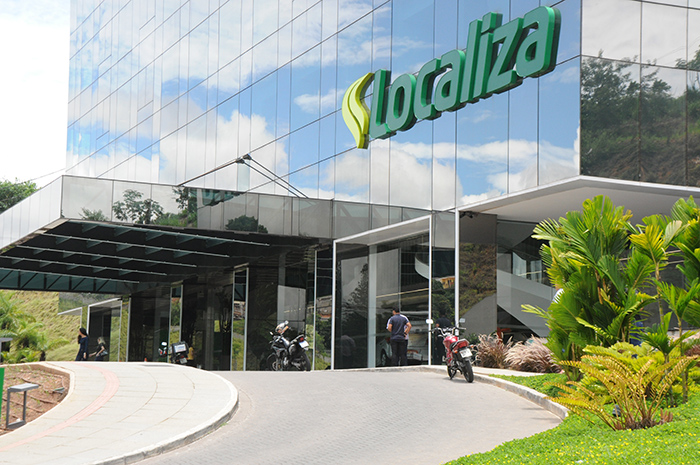 Localiza registra receita de R$ 2,79 bilhões no 1º trimestre de 2020 1 Fachada da sede da Localiza em Belo Horizonte