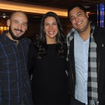 Fábio Passos, da Mais Trip, Eduarda Benedini, da Bentour, e Caio Rodrigues, da Eventho Turismo