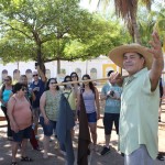 Ao chegar em Corumbá, os agentes de viagem participaram de um sarau que remontava a história da cidade