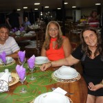 Vera e Denise da Vera Turismo; e Denison Gomes, da KF tourismo